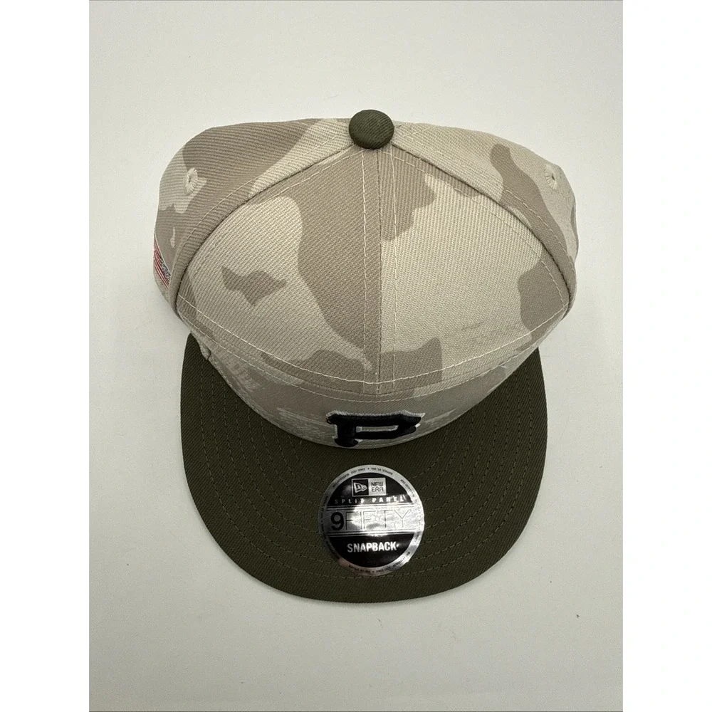 Pittsburgh Pirates New Era 2025 Armed Forces Day 9FIFTY Split Panel Snapback Hat